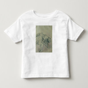 Camiseta Infantil Edgar Degas Dançarina A Fixar o Slipper, c.1865