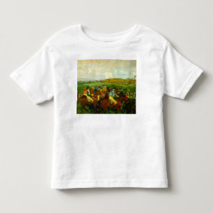 Camiseta Infantil Edgar Degas Horseback Riding