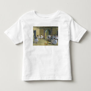 Camiseta Infantil Edgar Degas o vestíbulo da dança