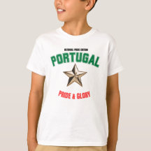 Camiseta Infantil Edição Orgulho Nacional Portugal