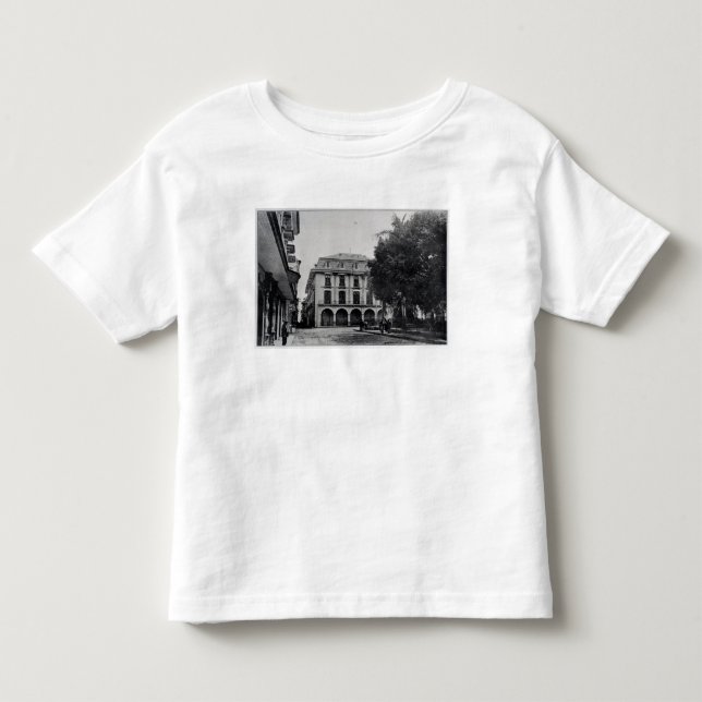 Camiseta Infantil Edifício da administração do canal, Panamá (Frente)