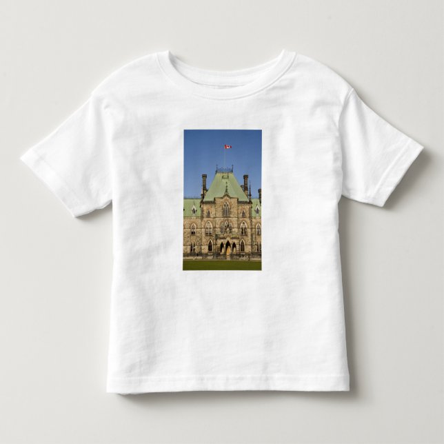 Camiseta Infantil Edifício do Parlamento em Ottawa, Ontário, Canadá  (Frente)