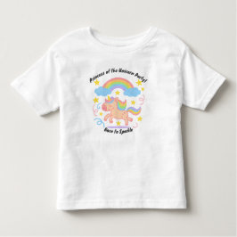 Camiseta Infantil Editable Crayon Style – Unicorn Dream Sparkle