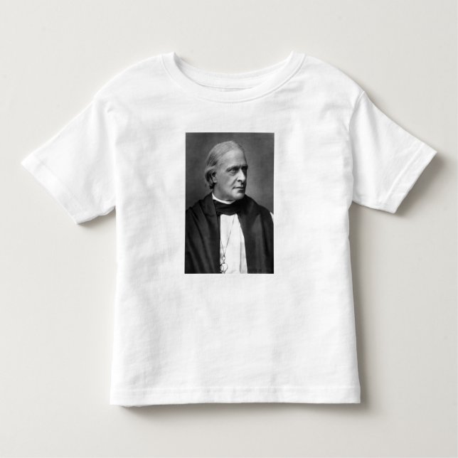 Camiseta Infantil Edward Benson branco, arcebispo de Canterbury (Frente)