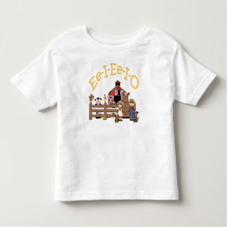 Camiseta Infantil Ee I O na Fazenda