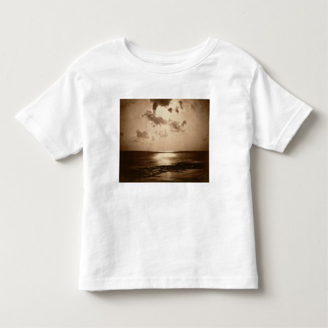 Camiseta Infantil Efeito solar - oceano, 1857 (impressão do albume (Frente)