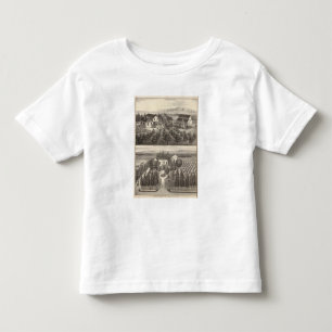 Camiseta Infantil Egger, residências de Haines, fazendas