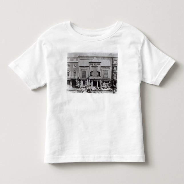 Camiseta Infantil Egípcio Salão, Piccadilly 1895 (Frente)