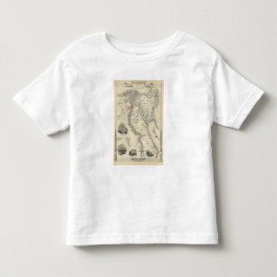 Camiseta Infantil Egipto, e Arábia Petraea