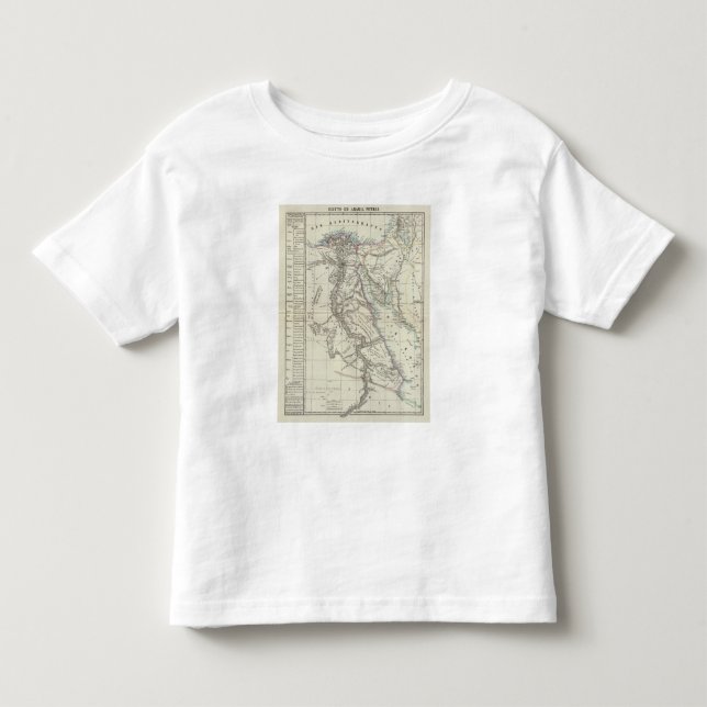 Camiseta Infantil Egipto e Arábia Saudita (Frente)