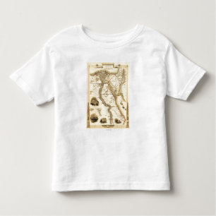 Camiseta Infantil Egipto e ArabiaPanoramic MapEgypt