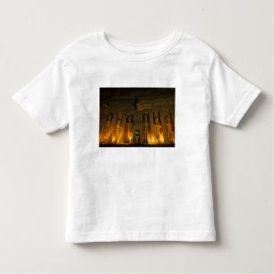 Camiseta Infantil Egito, Abu Simbel, fachada iluminada de Small