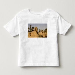 Camiseta Infantil Egito, Luxor. A Avenida das Esfinges leva a