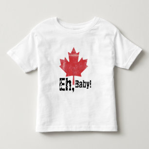 Camiseta Infantil Eh, bebê!  Design feito canadense da criança