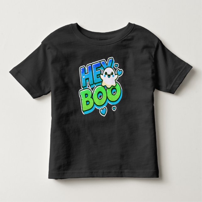 Camiseta Infantil Ei Boo Halloween Crianças  (Frente)