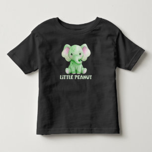 Camiseta Infantil Elefante Bebê Amendoim Pequeno
