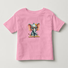Camiseta Infantil Elefante Bebê Sábio