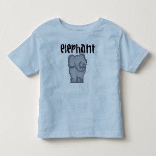 Camiseta Infantil Elefante cinzento