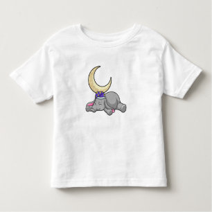 Camiseta Infantil Elefante com Lua