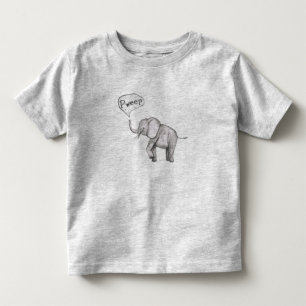 Camiseta Infantil Elefante de bebê bonito