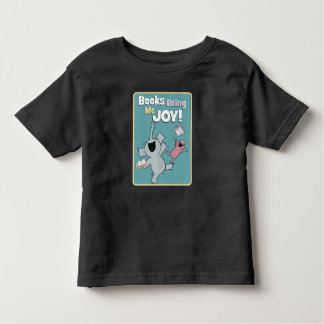 Camiseta Infantil Elefante e Livros de Porcos Trazem-me Alegria