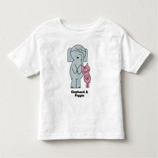 Camiseta Infantil Elefante e Piggie