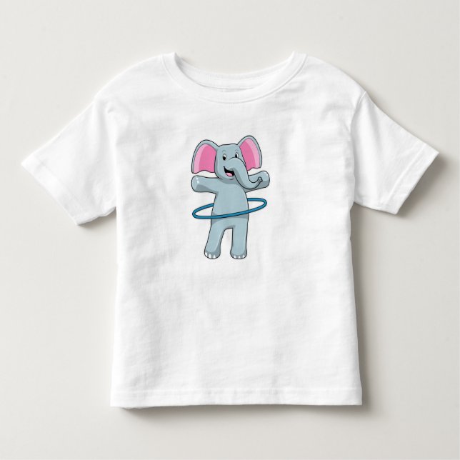 Camiseta Infantil Elefante na Malhação com pneus Malhações (Frente)