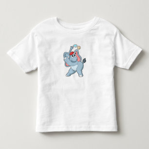 Camiseta Infantil Elefante no Baseball