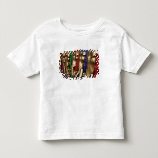 Camiseta Infantil Elefantes Dourados (Frente)