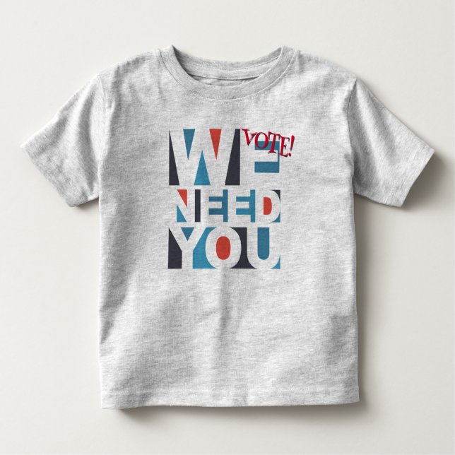Camiseta Infantil Eleição Personalizada Precisamos De Vocês Crianças (Frente)