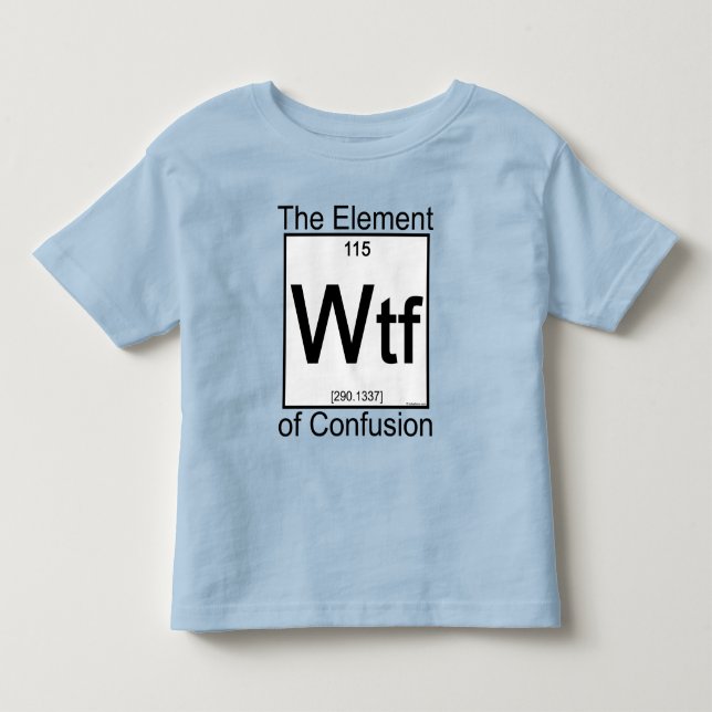 Camiseta Infantil Elemento WTF (Frente)