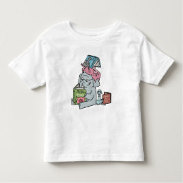 Camiseta Infantil Elephant and Piggie Read with Friends (Leitura com