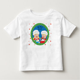 Camiseta Infantil Elfos de Natal Assando