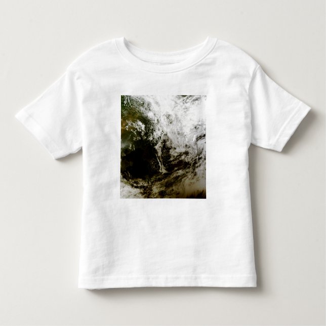 Camiseta Infantil Elipse solar sobre o sudeste da Ásia (Frente)
