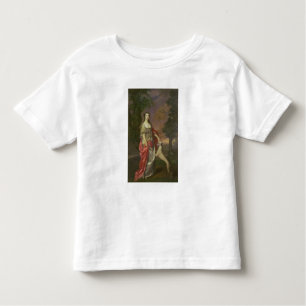 Camiseta Infantil Elizabeth que atira, duquesa de Hamilton, 1752-3