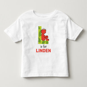 Camiseta Infantil Elmo Alphabet   L Folha