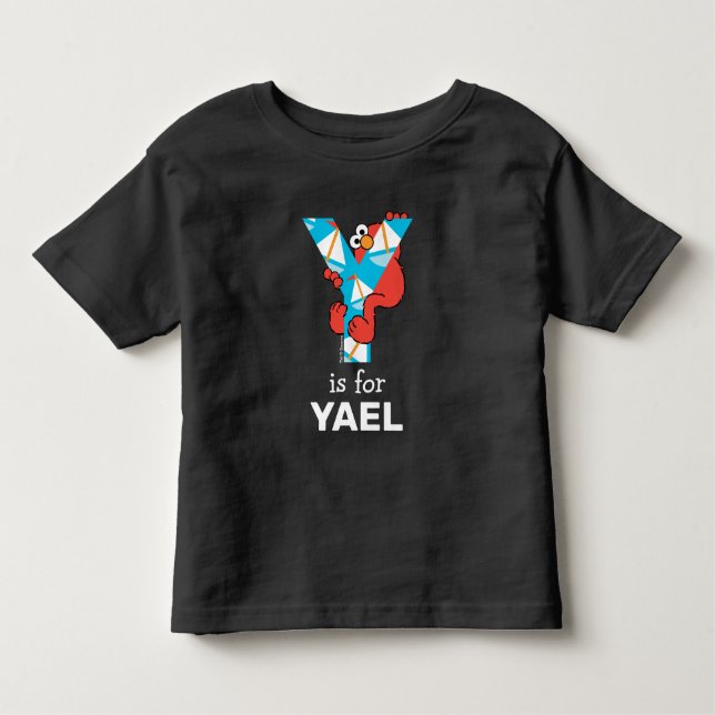 Camiseta Infantil Elmo Alphabet | Yacht Y (Frente)