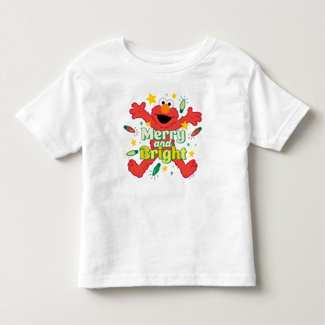 Camiseta Infantil Elmo | Feliz e Brilho (Frente)
