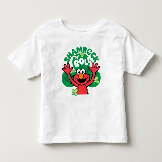 Camiseta Infantil Elmo | Shamrock 'N' Roll (Frente)