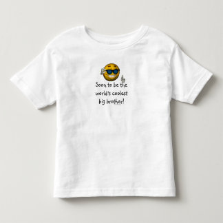 Camiseta Infantil "Em breve será o maior irmão do mundo!"