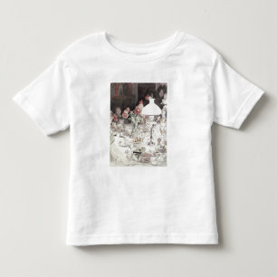 Camiseta Infantil Em torno da lâmpada em Noite, 1900 (w/c no papel)