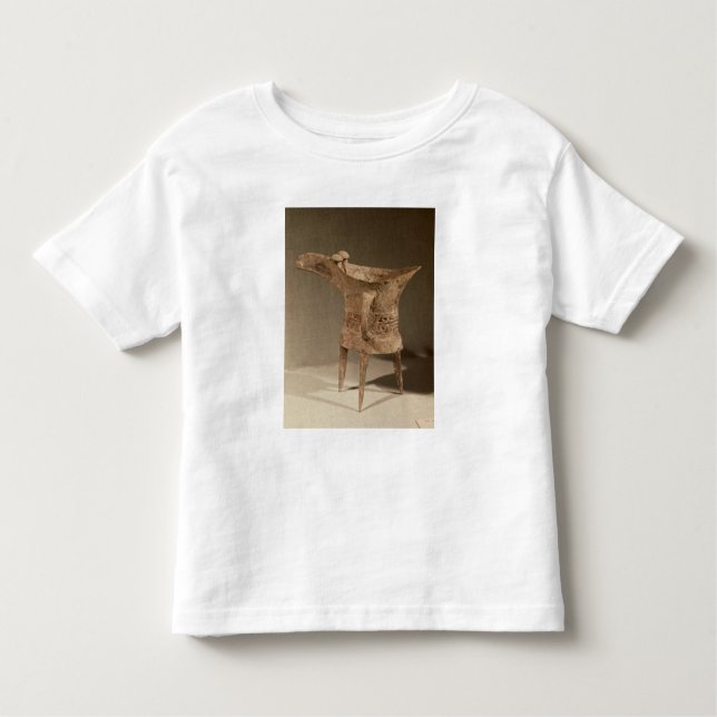 Camiseta Infantil embarcação Três-equipada com pernas do "chueh" (Frente)