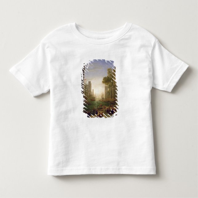 Camiseta Infantil Embarque de St. Paula Romana em Ostia, 1637-39 (Frente)