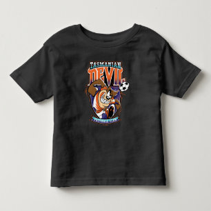 Camiseta Infantil Emblema do Clube de Futebol Tasmanian Devil