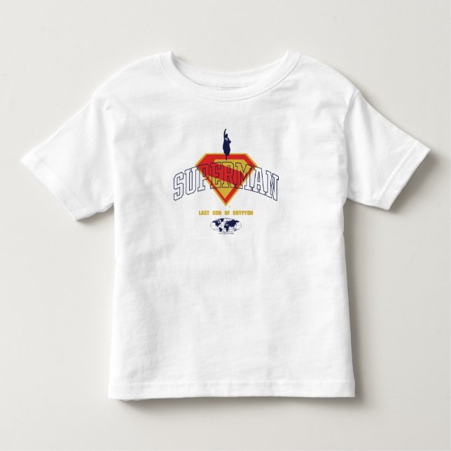 Camiseta Infantil Emblema do Último Filho de Krypton (Frente)