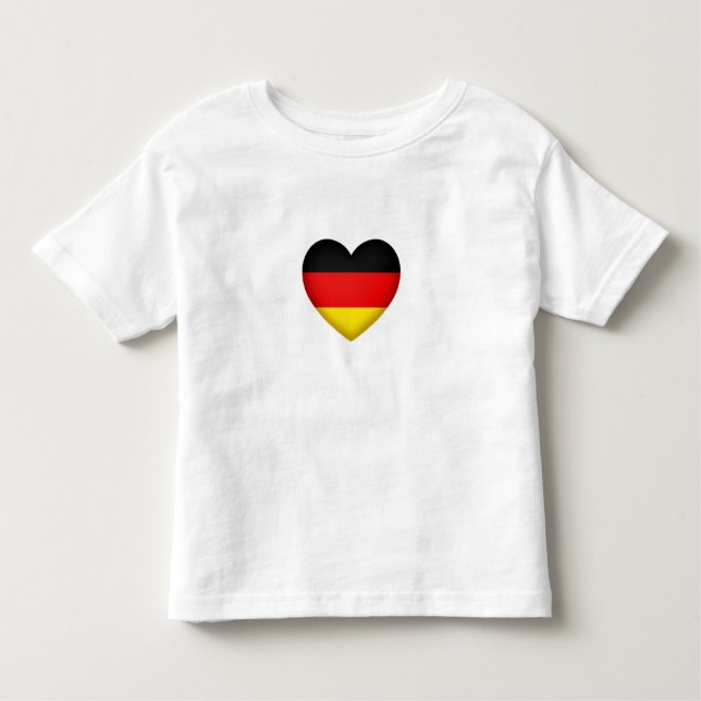 Camiseta Infantil Emblema Dourado do Orgulho Negro do Orgulho Alemão (Frente)