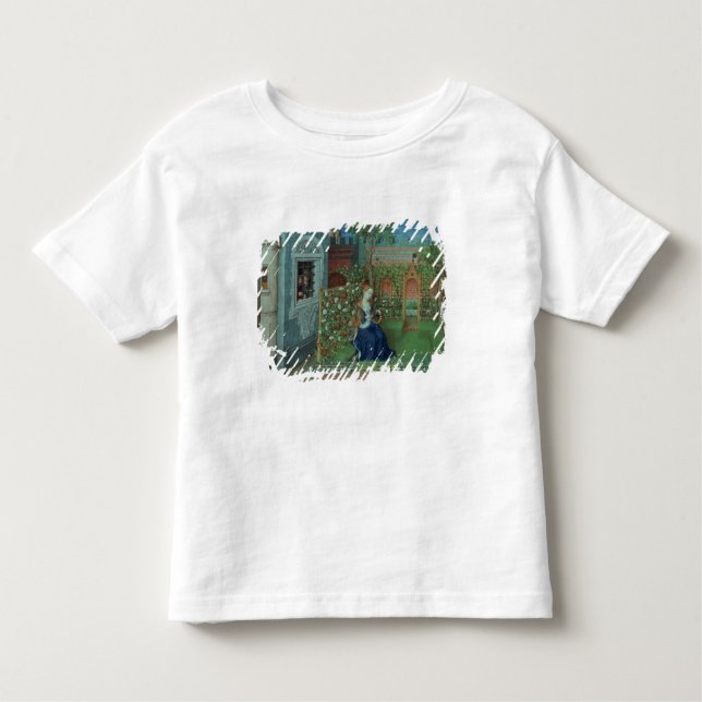 Camiseta Infantil Emelye em seu jardim. Cavaleiros aprisionados Pala (Frente)
