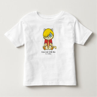 Camiseta Infantil Emo Os Gatos Com Gravatas