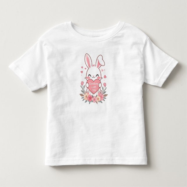 Camiseta Infantil Encantado "Almocobino Te Ama" (Frente)