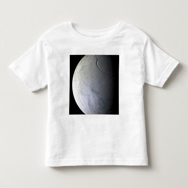 Camiseta Infantil Enceladus, lua de Saturno (Frente)
